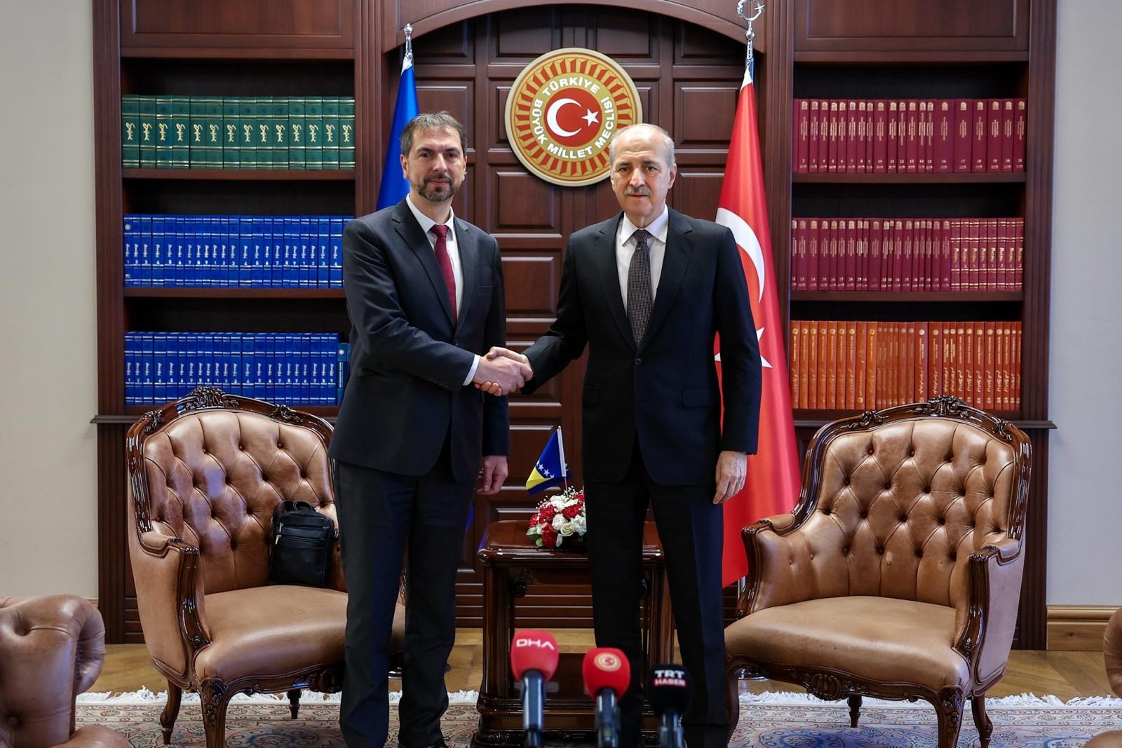 Predsjedatelj Zastupničkog doma PSBiH Marinko Čavara razgovarao u Istanbulu sa predsjednikom Velike narodne skupštine Republike Turske
